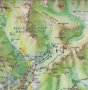 03 Cartina zona Rif. Bozzi (2478 m.) nel Parco N. dello Stelvio